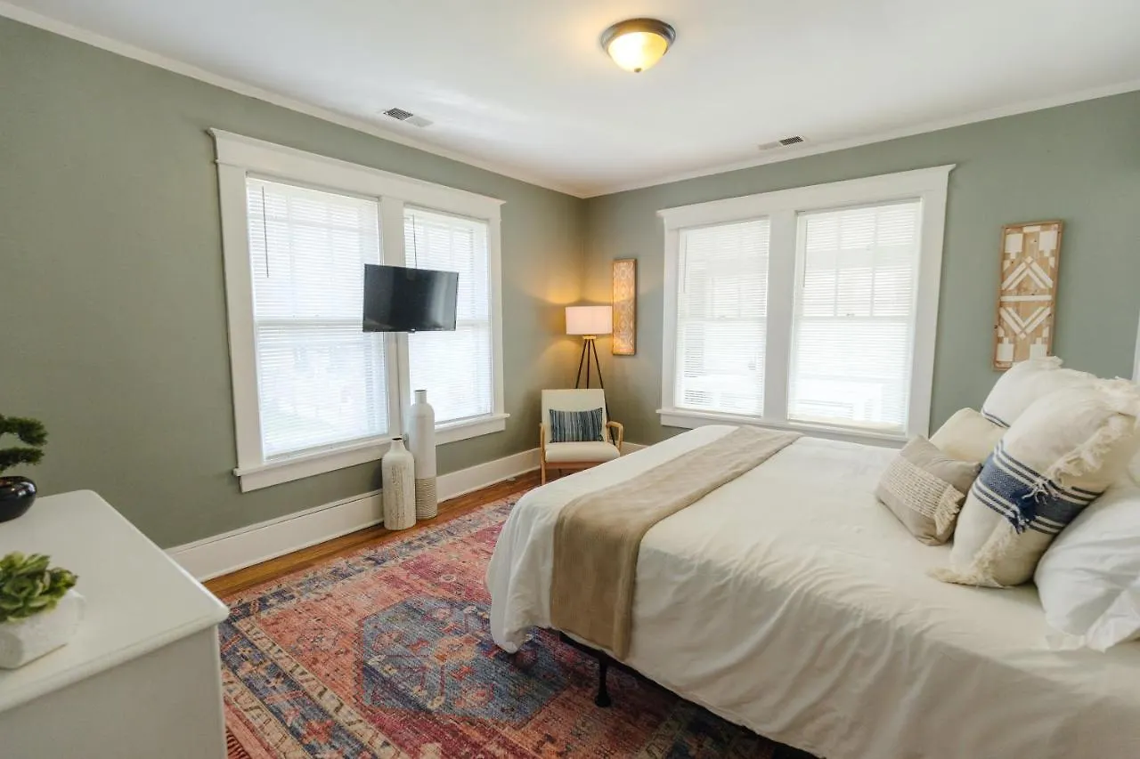 度假居 Historic Revival 2Br Midtown Memphis Free Parking Fast Wifi Free Parking Yes Pets别墅