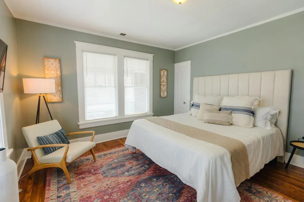 度假居 Historic Revival 2Br Midtown Memphis Free Parking Fast Wifi Free Parking Yes Pets别墅 美国